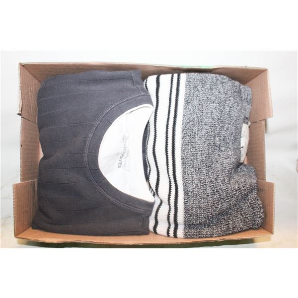 MENS L DENVER HAYES PLUS A.M. LONDON SWEATERS