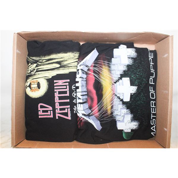 MENS XL METALLICA AND LED ZEPPELIN T SHIRTS