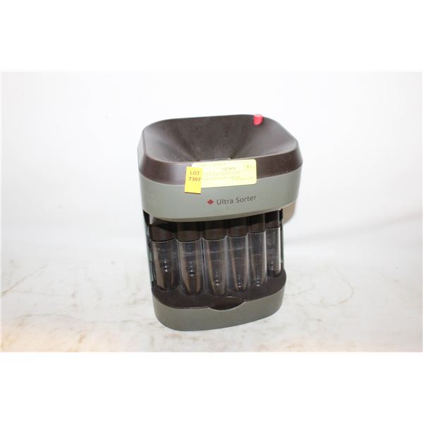 ULTRA SORTER BATTERY OPERATED COIN SORTER
