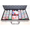 Image 1 : POKER SET COMPLETE W/CHIPS, CARDS+DICE - NEVER