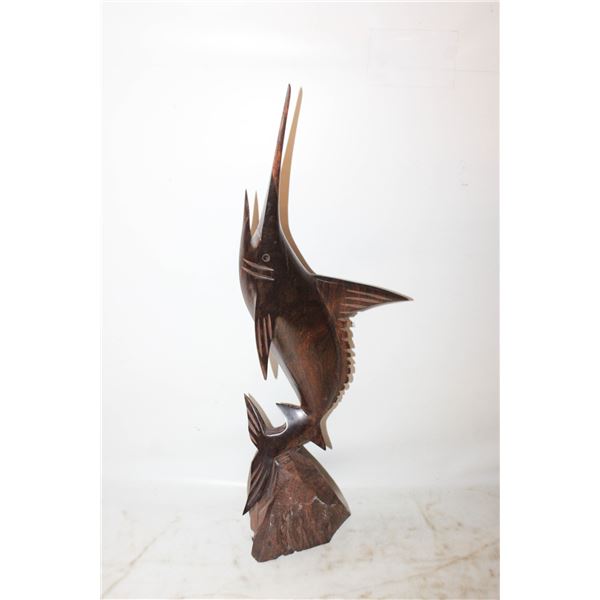 42" CARVED SWORDFISH