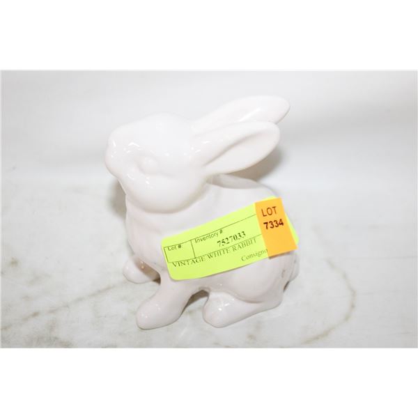 VINTAGE WHITE RABBIT