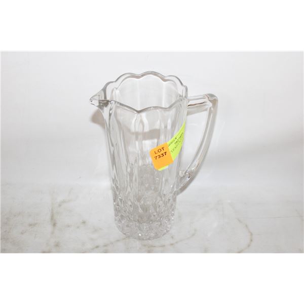 VINTAGE LEAD CRYSTAL PITCHER