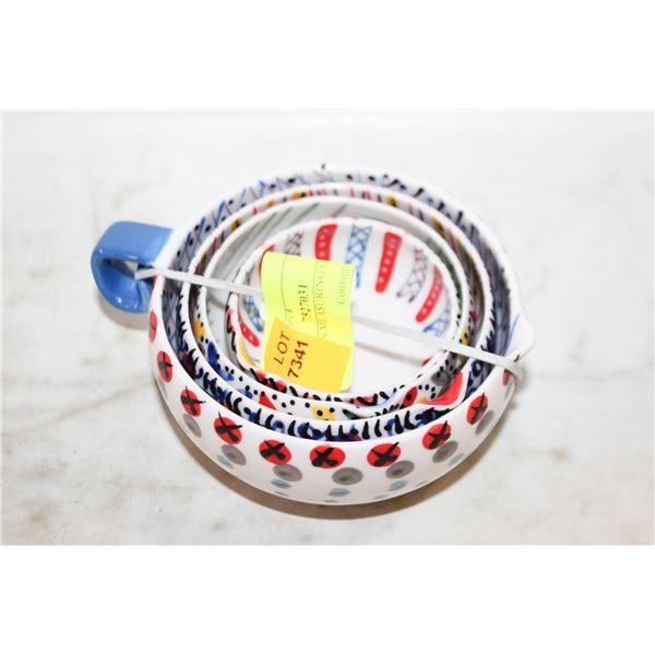 PORCELAIN MEASURING CUP SET