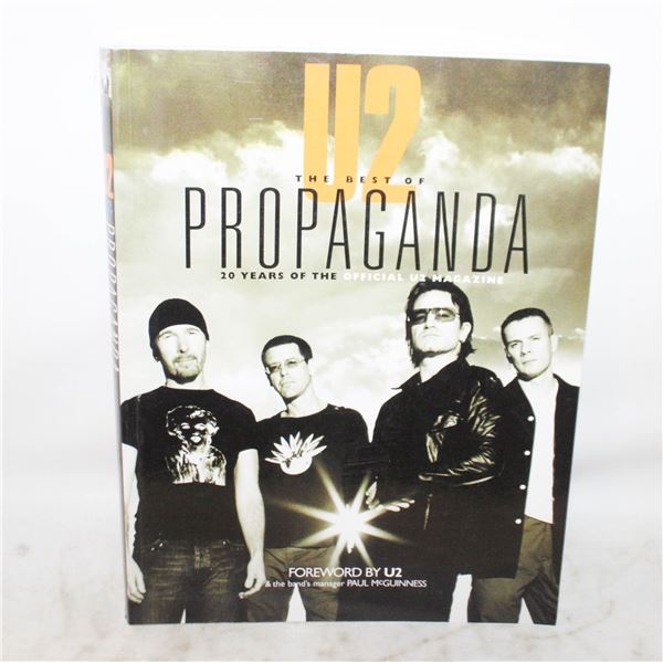 U2 THE BEST OF PROPAGANDA COLLECTABLE BOOK
