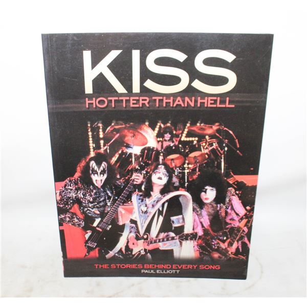 KISS HOTTER THAN HELL COLLECTABLE BOOK