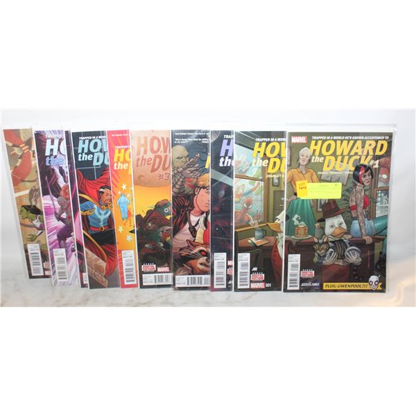 HOWARD THE DUCK #1-5, VARIANT COVERS 10 BOOK LOT