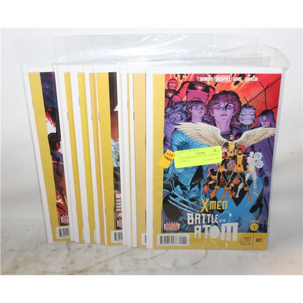 X-MEN BATTLE OF THE ATOM 10 COMICS