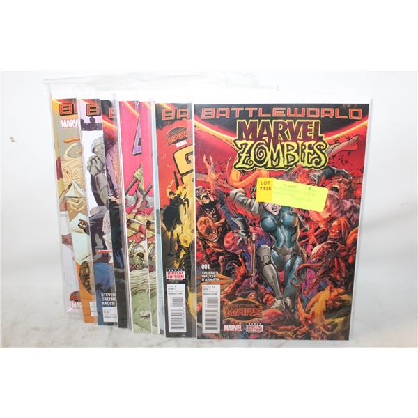BATTLEWORLD COMICS – 11 BOOK LOT, MARVEL COMICS