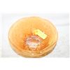 Image 1 : CUSTARD GLASS SATIN GLASS BOWL