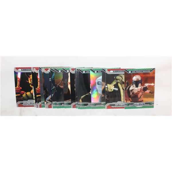 STAR WARS TOPPS CHROME 20 CARD LOT