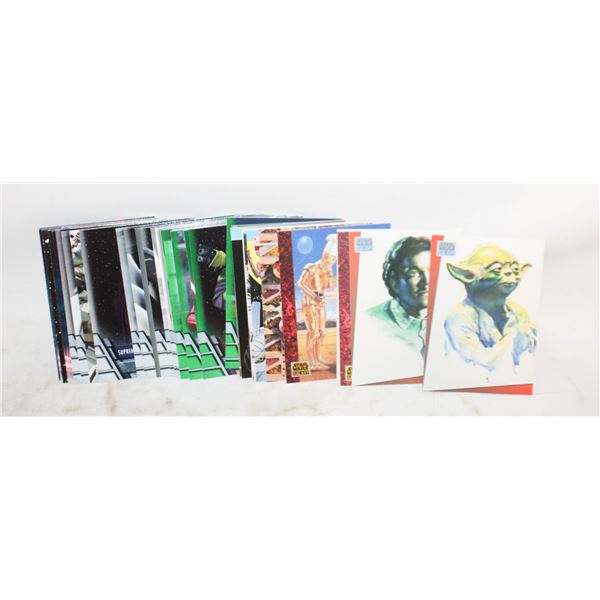 STAR WARS HOLOCRON & GALAXY CARDS 40 LOT