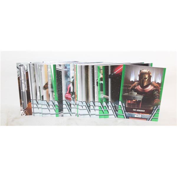 STAR WARS HOLOCRON 40 CARD LOT INC GREENS