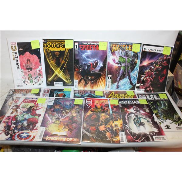 MARVEL 14 COMIC LOT INCLUDES MULTIPLE KEY