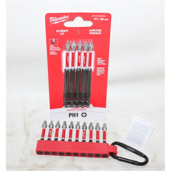 2 PACK OF MILWAUKEE DRILL-BITS