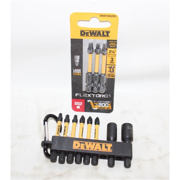 2 PACKS OF DEWALT IMPACT NUT DRIVER AND
