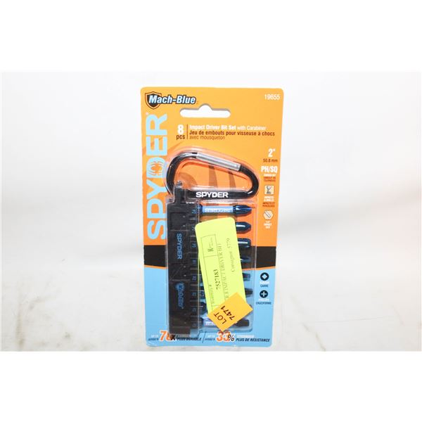 2” SPYDER 8 IMPACT DRIVER BIT SET WITH