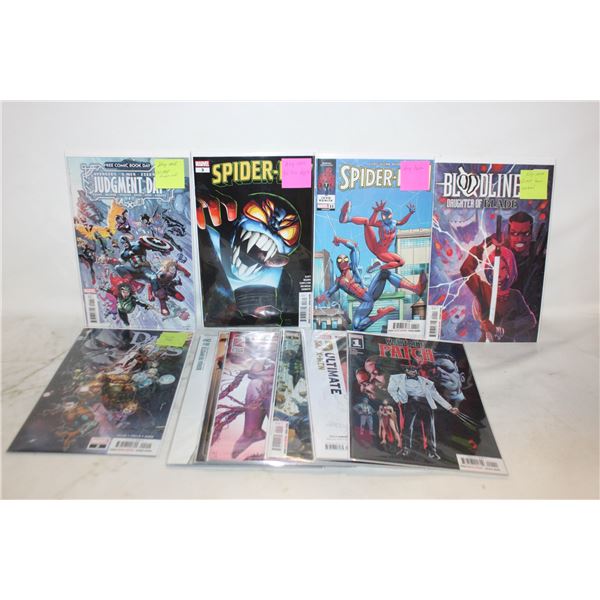 MARVEL, INDY, DC 12 COMIC LOT INCLUDING