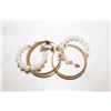 Image 1 : 3 PAIRS OF EARRINGS FOR PIERCED EARS