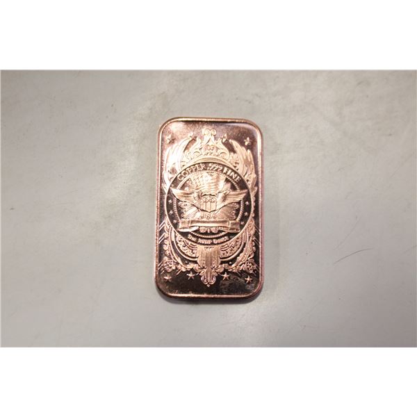 1 OZ COPPER BAR