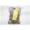 Image 1 : 2.5 POUNDS OF VARIOUS ESTATE WORLD COINS IN BAG