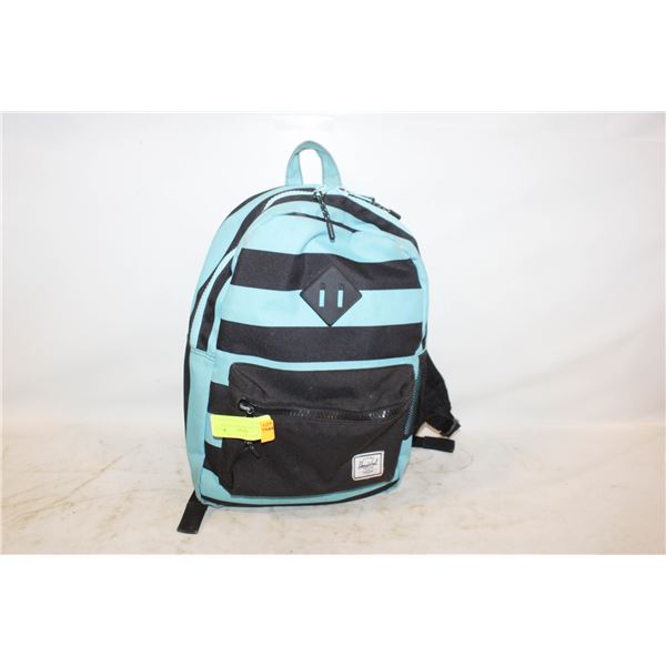 HERSCHEL SUPPLY BLUE BLACK BACKPACK