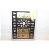 Image 1 : FRAMED DISPLAY OF 30 ARROWHEADS, UNVERIFIED COINS+