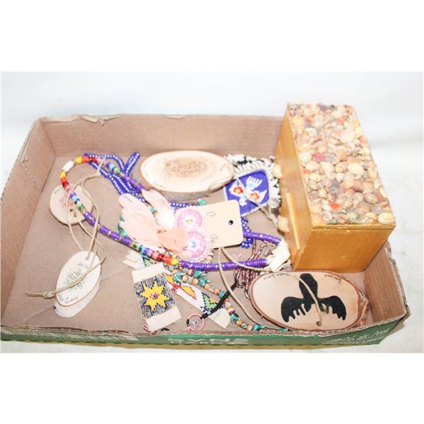 ESTATE HANDMADE WOODEN JEWELRY BOX