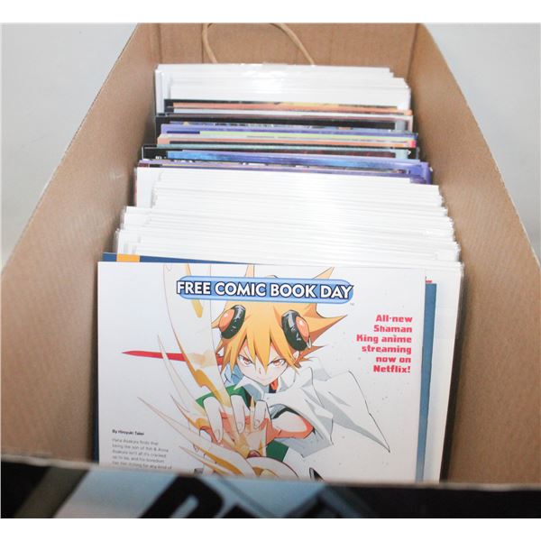 COMIC BOX, MANY FCBD SOME INDY, MARVEL,