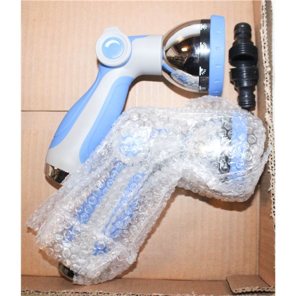 2 PACK GARDEN HOSE NOZZLE SPRAYER 10 SPRAY PATTERN