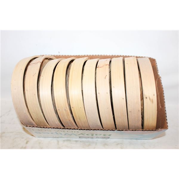 10 PCS NATURAL BAMBOO STEAMER LID FOR FOOD