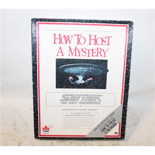 HOW TO HOST A MYSTERY STAR TREK BOARD GAME