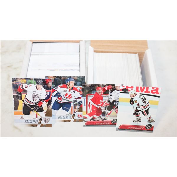 2 SMALL CARD STORAGE BOXES WITH