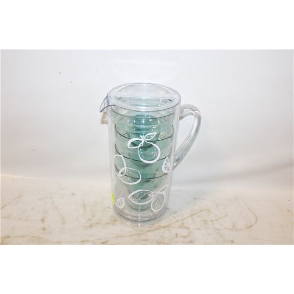 NEW KATE SPADE MARGARITA SET PITCHER WITH CUPS