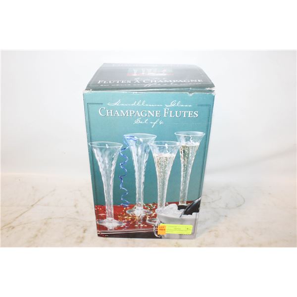 NEW ROMANIAN HANDBLOWN CHAMPAGNE-