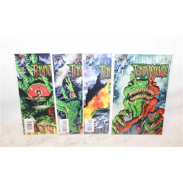 LOT OF 4 NEIL GAIMAN COMIC BOOKS