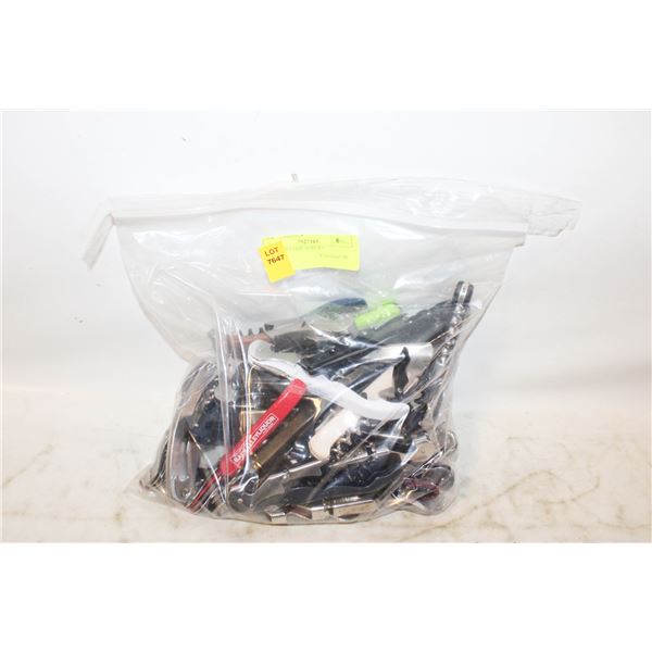 1 BAG OF CORK SCREWS