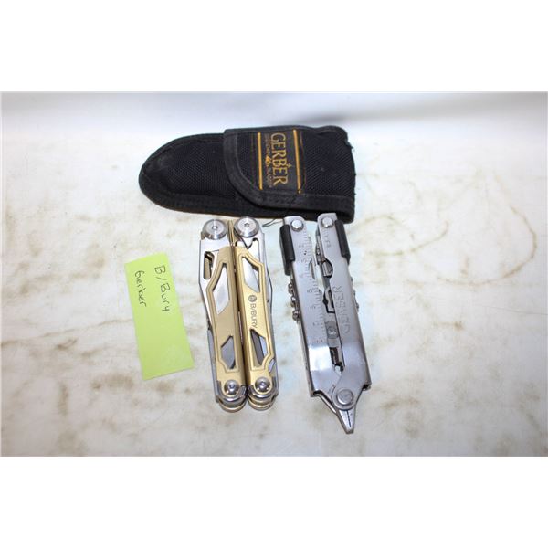 1 BAG WITH 2 MULTILOOLS B/BURY AND GERBER