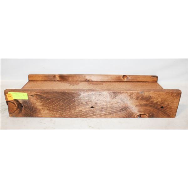 WOOD FLOATING SHELF 24”