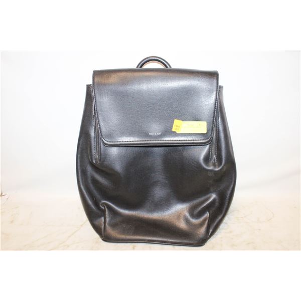 MATT & NAT BLACK BACKPACK