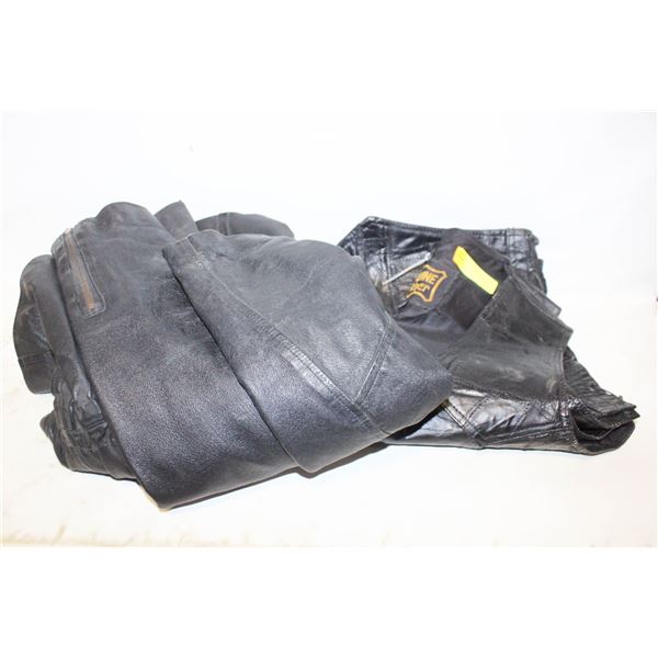 GENUINE LEATHER VEST SIZE LARGE