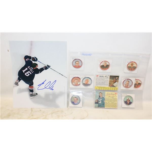 UNVERIFIED SIGNED 8"X10" JARRET STOLL + 1963