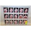 Image 1 : (2) UNCUT SHEETS 1980S CALGARY FLAMES