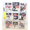 Image 1 : SHEET OF AUTOGRAPHED EDMONTON OILERSCARDS NO COA