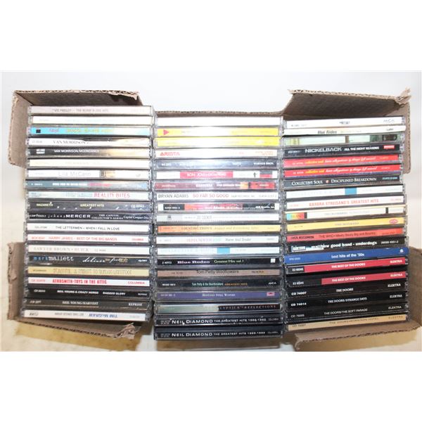 CD'S - SMALL FLAT OF CD'S