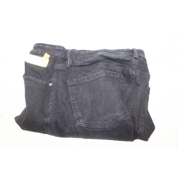 BUFFALO WOMENS SIZE 12 BLACK JEANS HIGH RISE