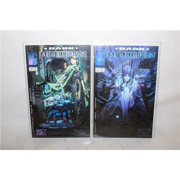 2 DARK INDS COMICS