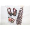 Image 1 : 4 KOREAN WOODEN MASKS WALL DECOR