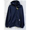 Image 1 : NEW CARHART MENS LARGE ZIPPERED HOODIE WITH