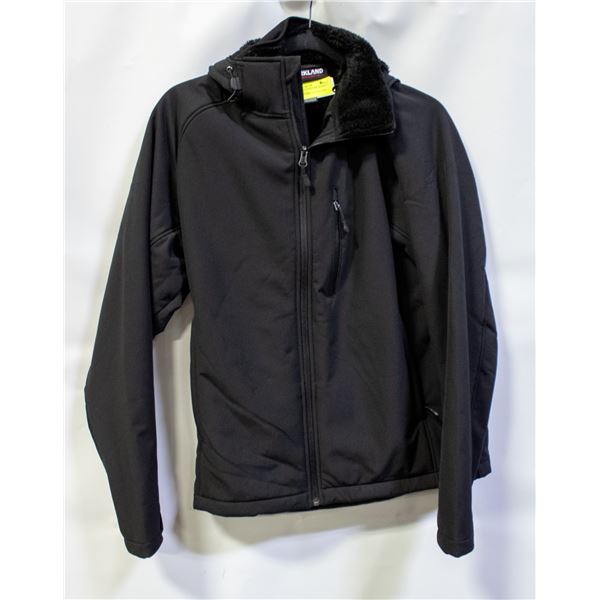 KIRKLAND MENS FULL ZIP JACKET BLACK SIZE SMALL